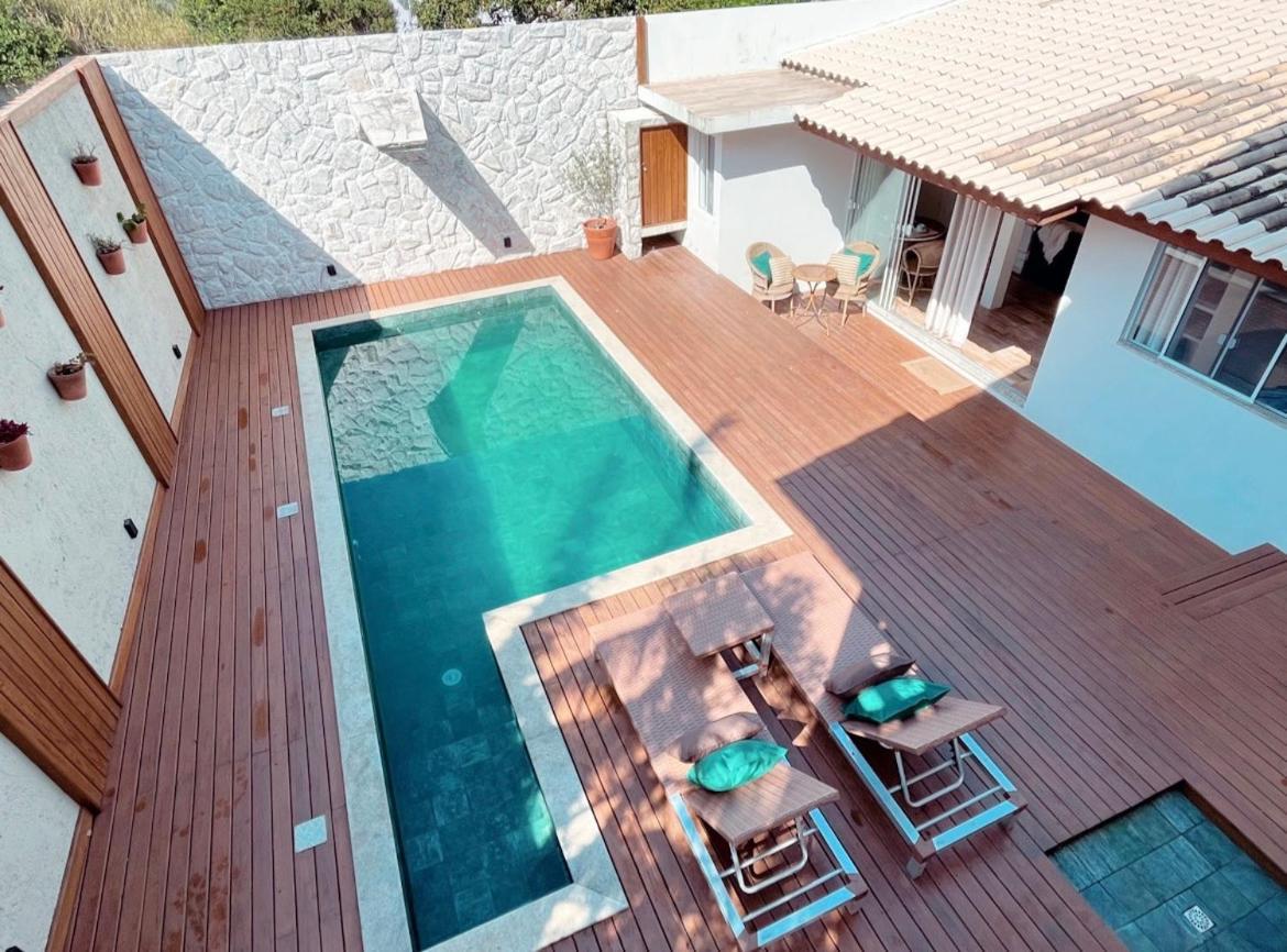 Casa Com Piscina Em Frente A Praia Do Santinho フロリアノポリス エクステリア 写真